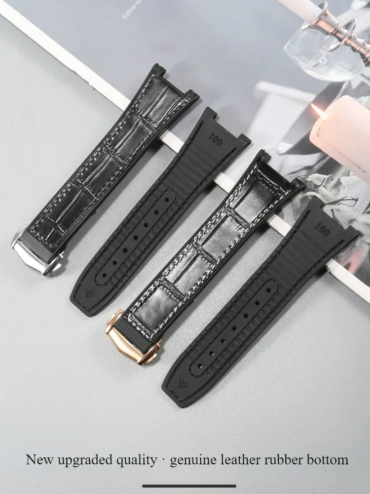 Suitable for Constellation Series Zhizhen Observatory 131.13 Manhattan Original Style Leather Silicone Watch Strap