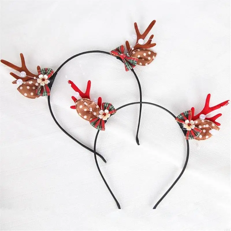 Weihnachts-Motto-Rentier-Geweih-Kopfbedeckung, sicheres ungiftiges Kostümzubehör Y166