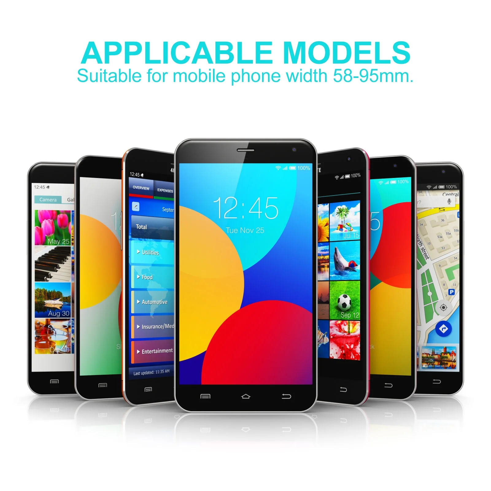 

1pc Car Phone Holder Universal Magnetic Mount For Air Vent Suction Cup Auto Phone Bracket Stand Navigation Support