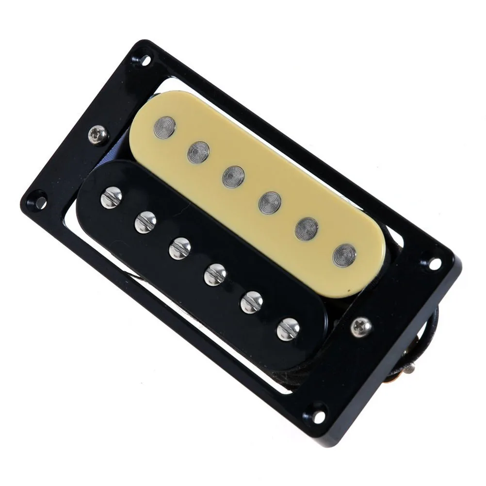

Complete Pair Zebra Faced Humbucker Double Coil Pickups Electric Guitar 8K 15K Dc Resistance 50Mm 52Mm Spacing Nickel Pole