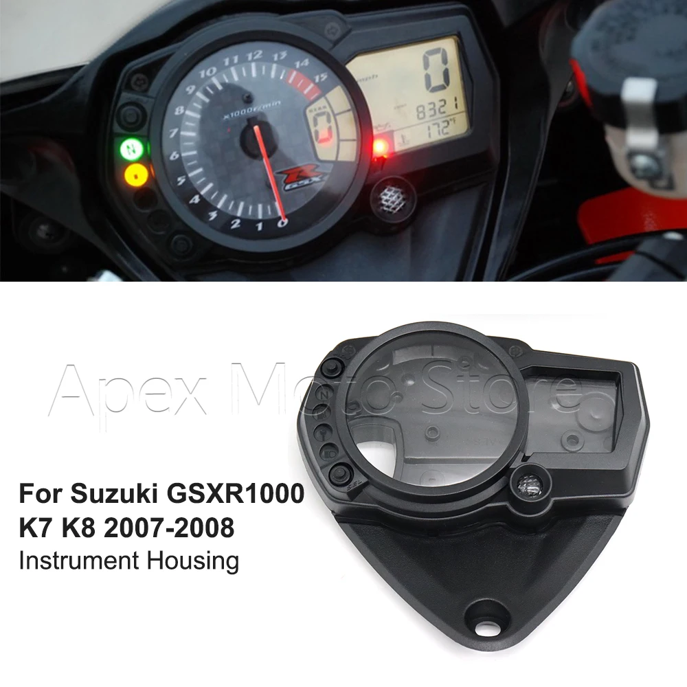 

Motorcycle Gauge Case Cover Speedometer Tachometer Instrument Shell For Suzuki GSXR1000 GSXR 1000 K7 K8 2007 2008