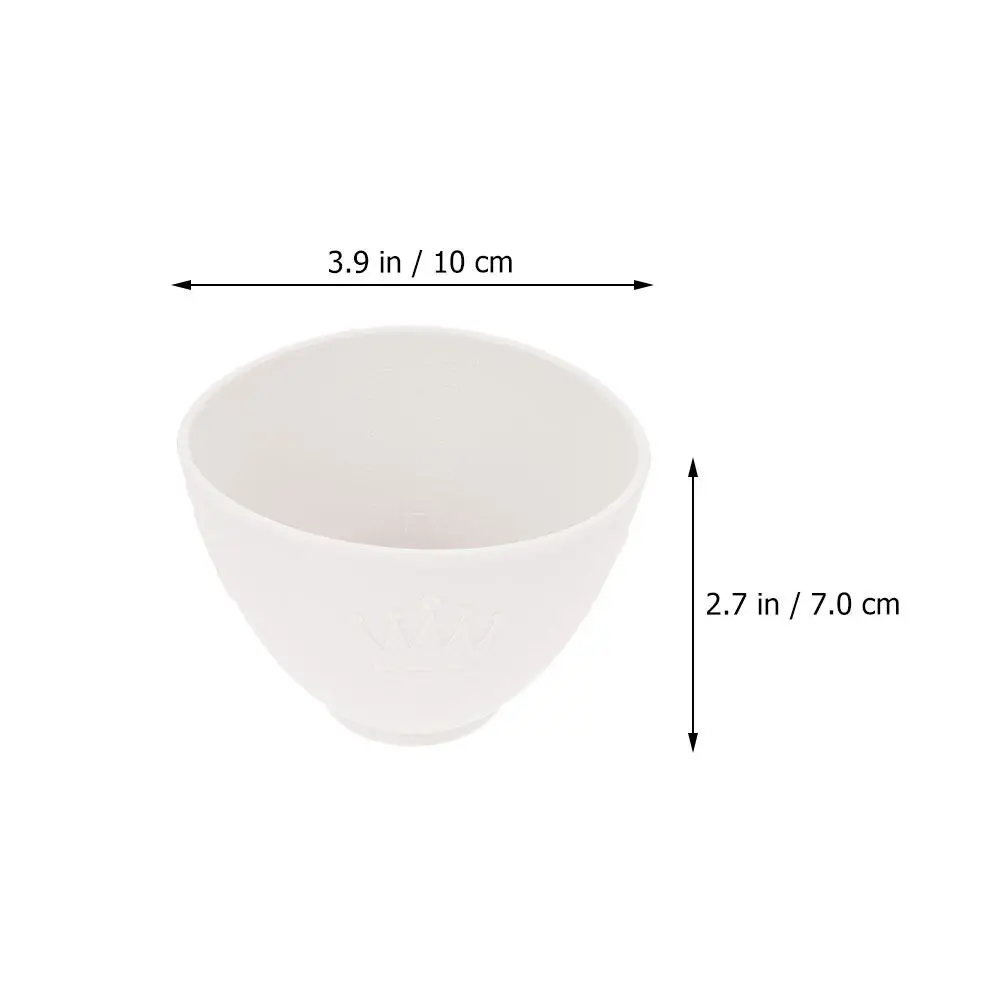 1Set Facial Mask Tool Silicone Mixing Bowl DIY Beauty Mask Bowl Spa Supplies for Makeup Silicone Makeup Applicator view 6