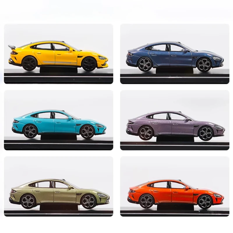 

Оригинальная 1:64 SU7 имитация сплава, модель автомобиля, статическая коллекция, украшенный сувенир, подарок, хобби и игрушки