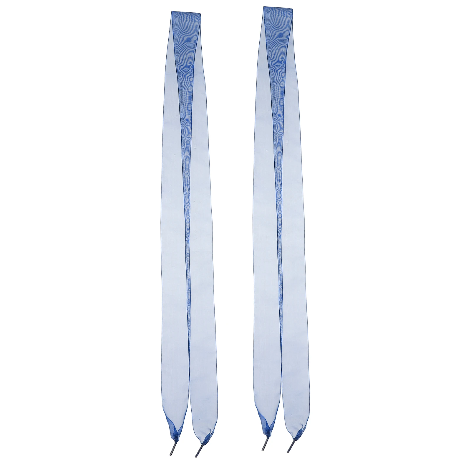 

1Pair Chiffon Silk Ribbon Candy Colored Flat Shoelaces Soft Durable for Sneakers High Heels Sandals Fashionable