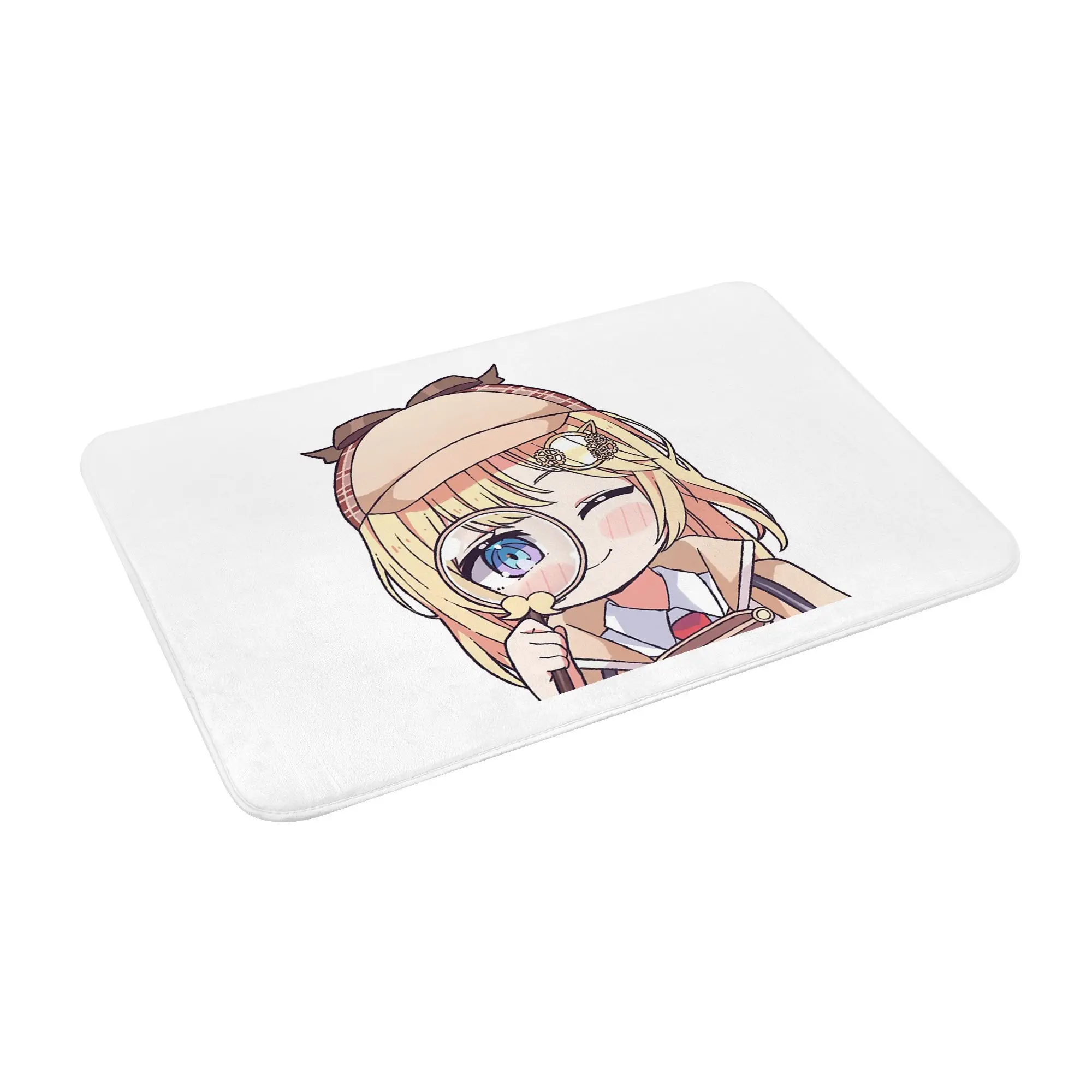 Watson Amelia Chibi Anti-slip Doormat Floor Mat Water oil proof Carpet Rug for Kitchen Entrance Home Bathroom Footpad Mats