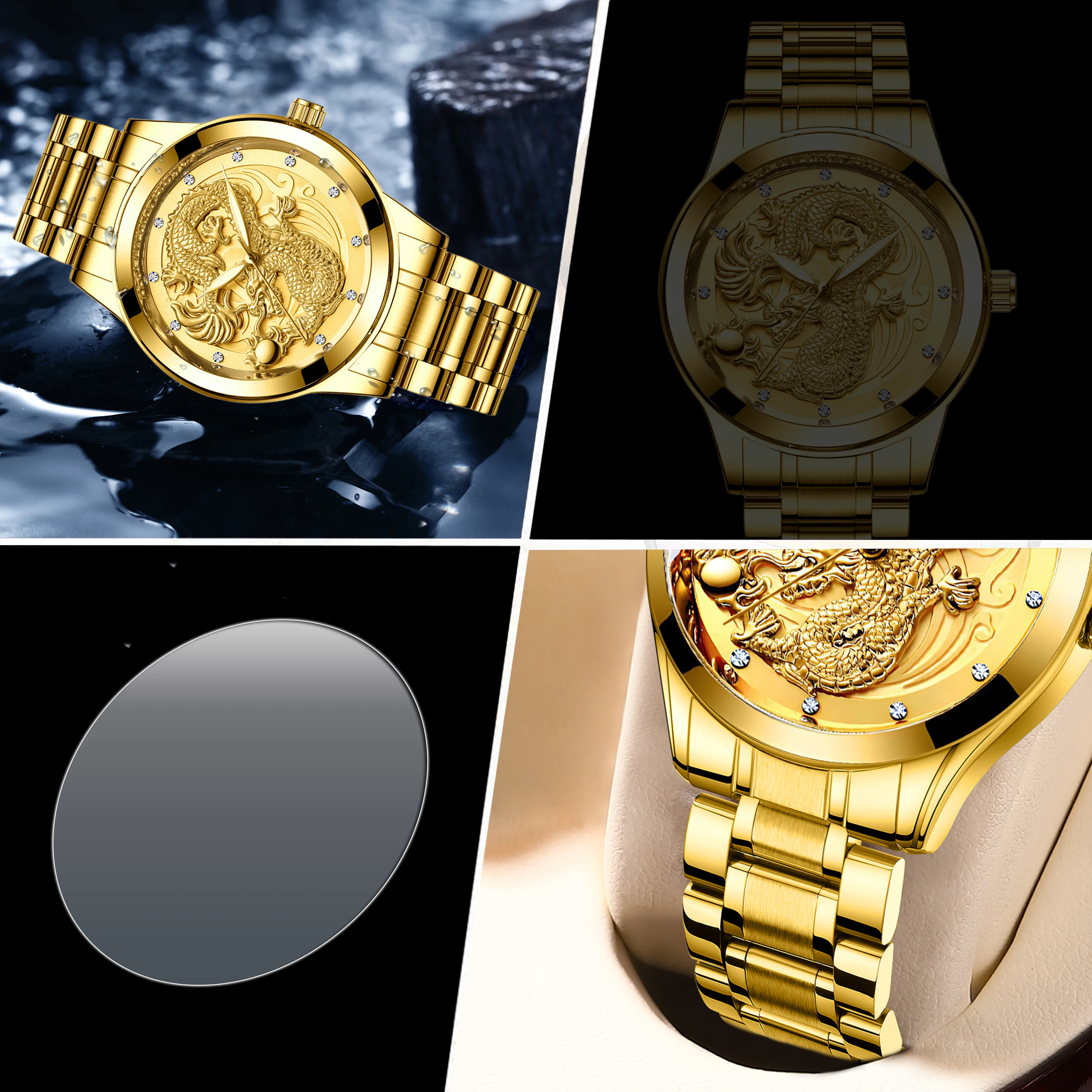 Men's BINBOND Dragon Precise Quartz Watch