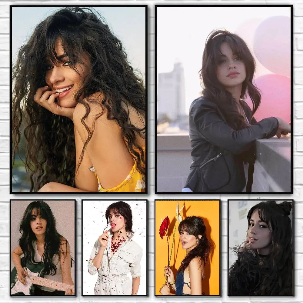 C-Camila Cabello  Poster Self-adhesive Art Waterproof Paper Sticker Coffee House Bar Room Wall Decor