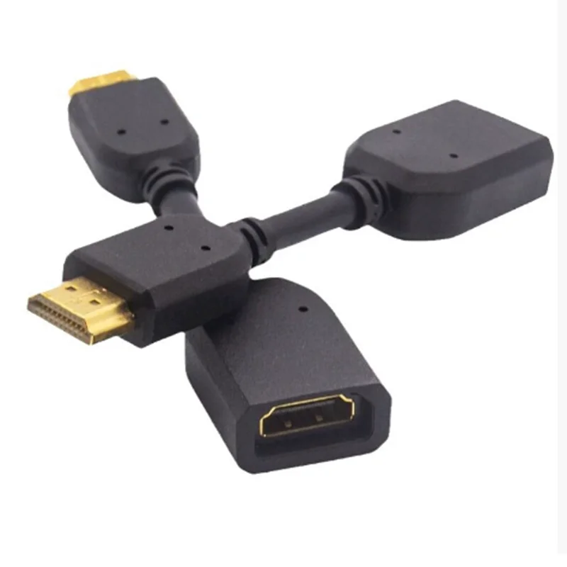 10 سنتيمتر HD HDMI-متوافق مع ذكر إلى أنثى موسع محول محول دعم ثلاثية الأبعاد لجوجل كروم كاست ، روكو عصا ، عصا التلفزيون ، HDTV