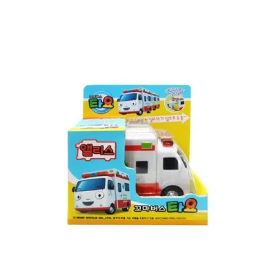Tayo Bus Mini Wit Alice Ambulance Oyuncaklar Auto Kinderen Speelgoed Model Auto Track Bus Speelgoed Para Ninos