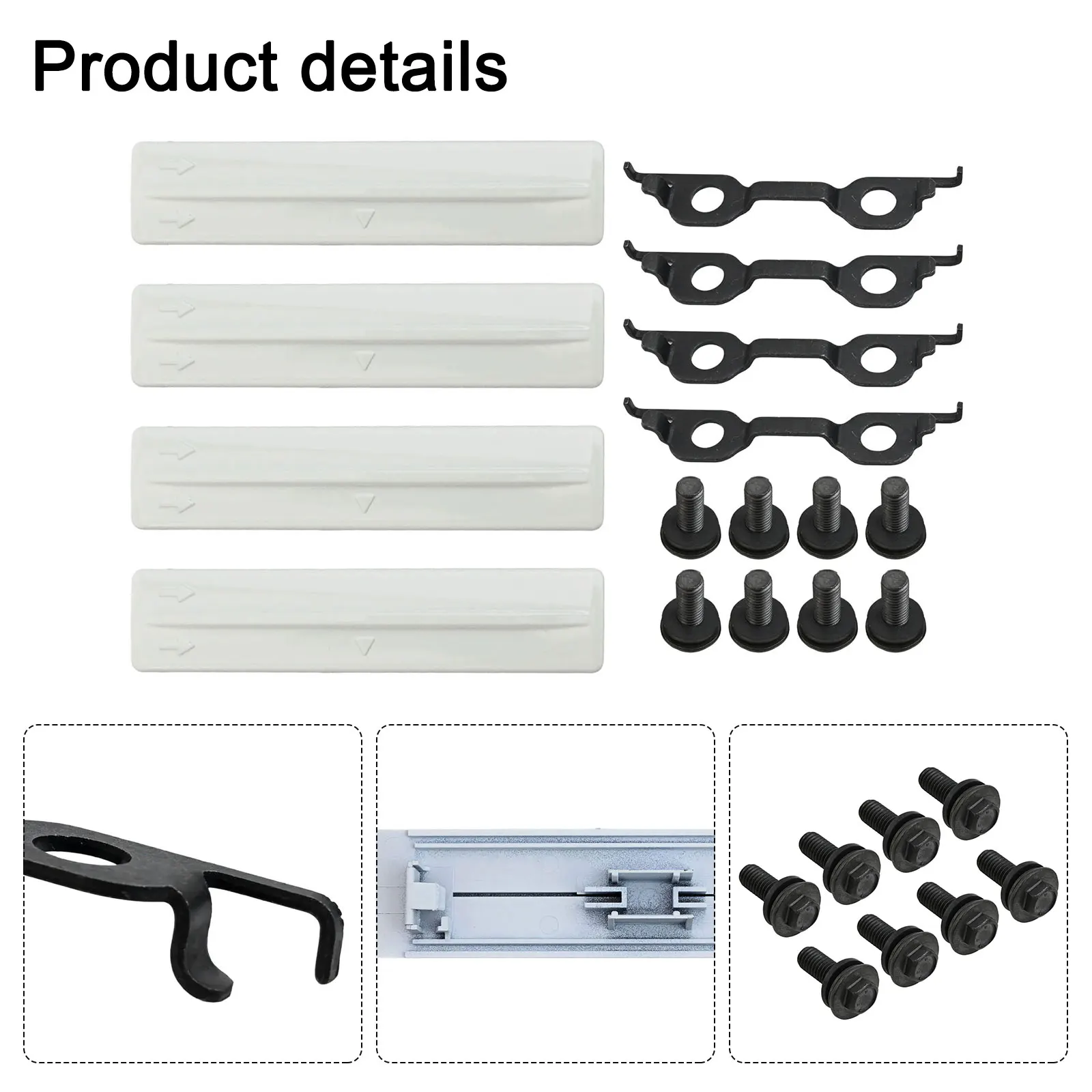 16pcs Roof Rack Removal Cover Bracket W/ Bolts Set For Toyota For Rav4 For 4RUNNER Roof Rack Removal Remove Cover