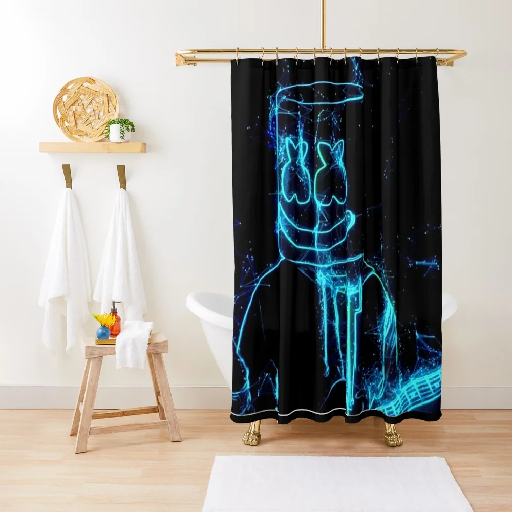 

Marshmello Lighting Shower Curtain Funny Shower Bathroom For Shower For Bathrooms With Beautiful Designs Bathroom Deco Curtain