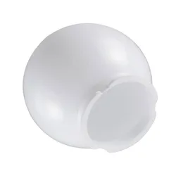 Biały akrylowy klosz Twist Lock Neck Wymienny słupek lampy Globe Cover do zewnętrznego przedniego oświetlenia ganku Światło krajobrazowe Klosz PMMA