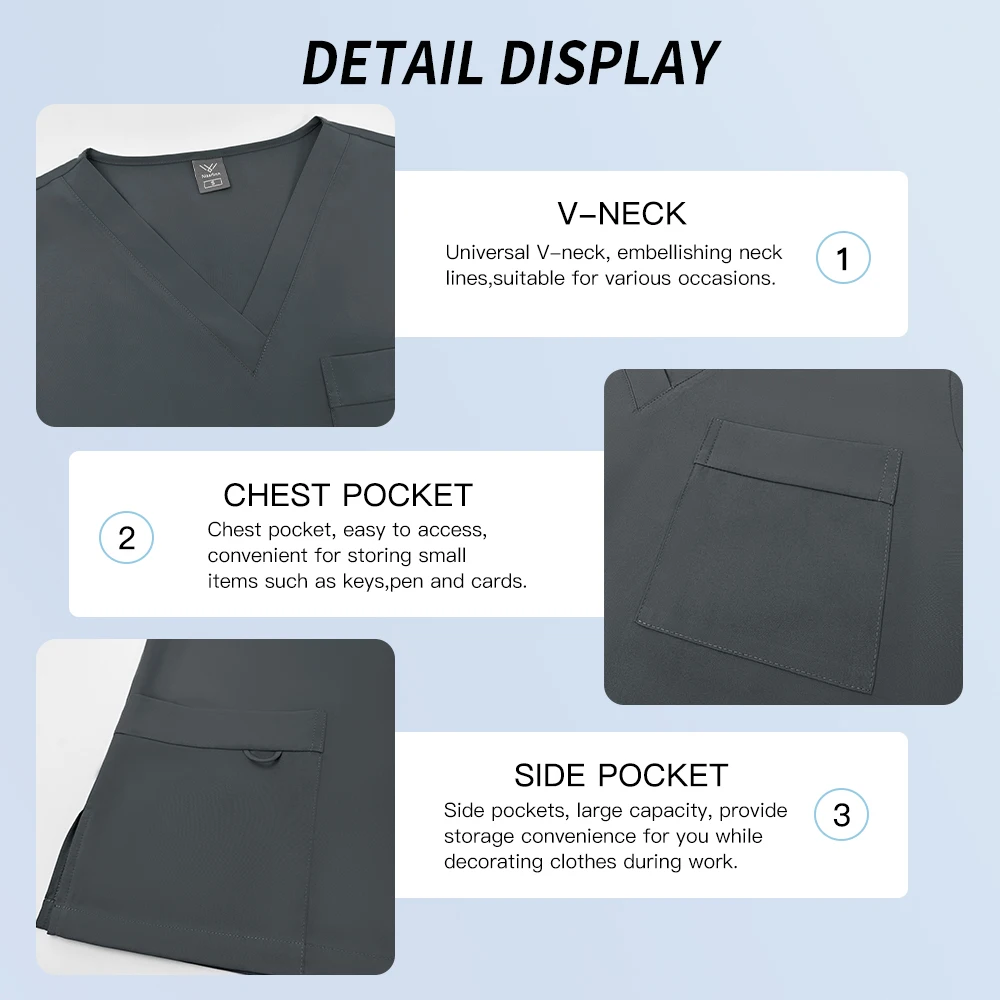 Thumbnail 3 - #81 Latest Medical Scrub Uniform Sets Offers