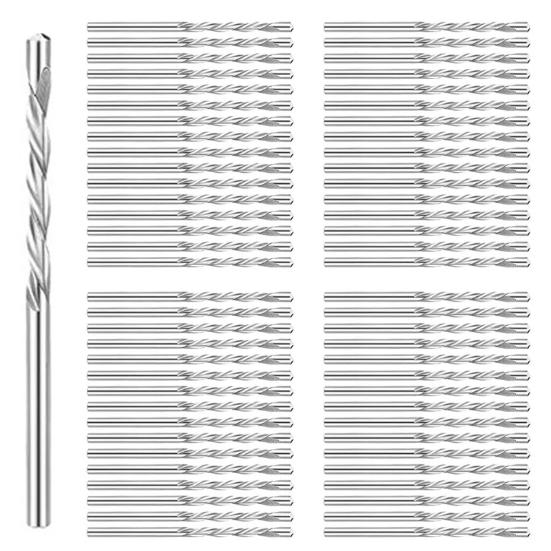 VELIF-200 Pcs Drywall Bit 1/8 Inch Spiral Saw Tip Cutting Bits Drywall Guide Point Cutting Bits Tools, For Use With Spiral Saw