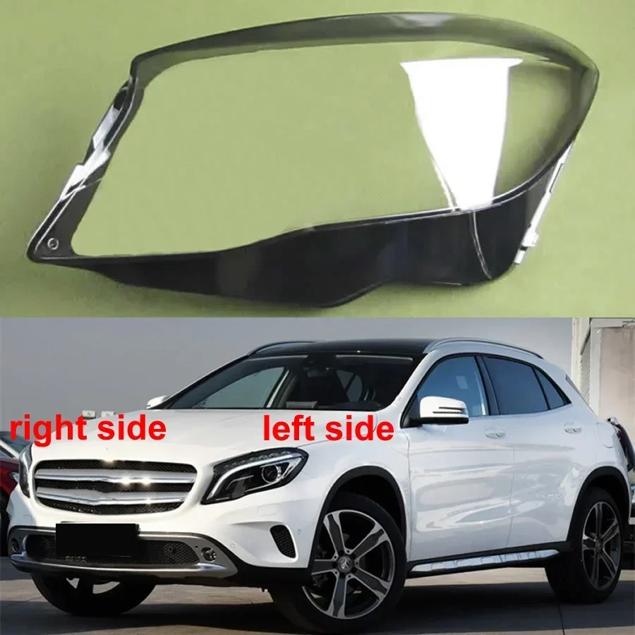 

For Benz W156 GLA GLA200 GLA220 GLA260 2015 2016 2017 Car Accessories Headlight Cover Lampshade Lens Headlamp Shell Plexiglass