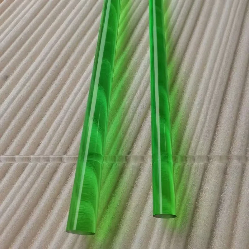 6本 1/4インチ径x11 1/4インチ長さ L クリア半透明アクリルプレキシガラスプラスチックロッド - 0.25インチ - イエロー、ブルー、オレンジ、グリーン、パープル、レッド