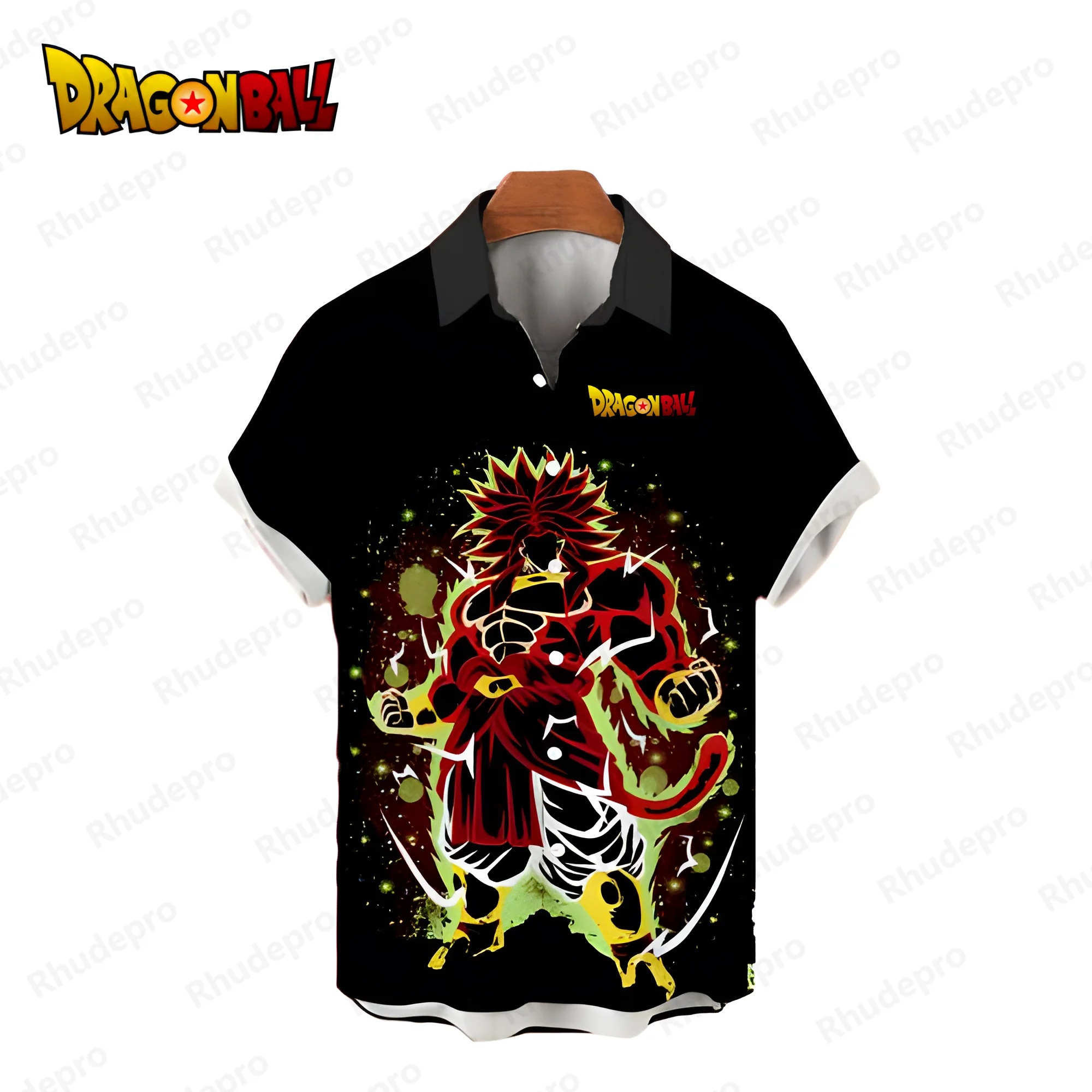 Vegeta Dragon Ball Z Men's Shirts 2024 Fashion Men's Social Shirt Shirts and Blouses Cool Oversized Super Saiya Beach Style