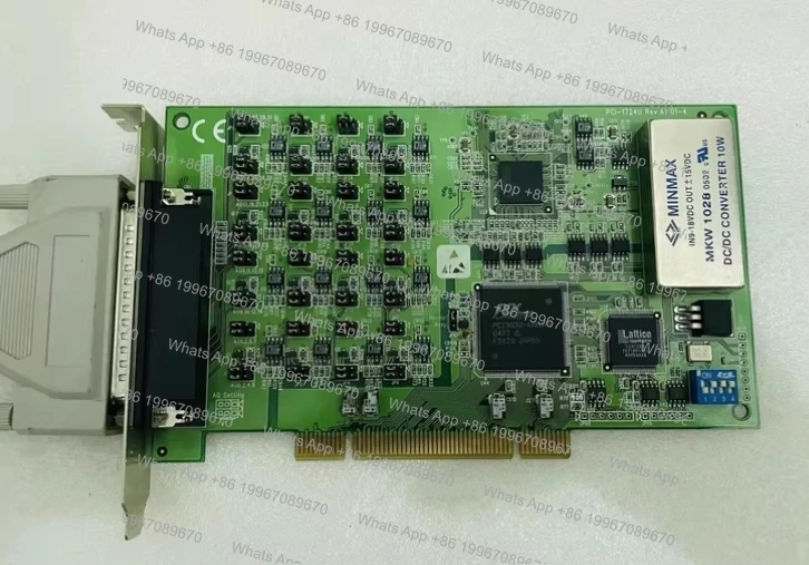 

Used PCI-1724U data collection card, add ADAM-3962 terminal board