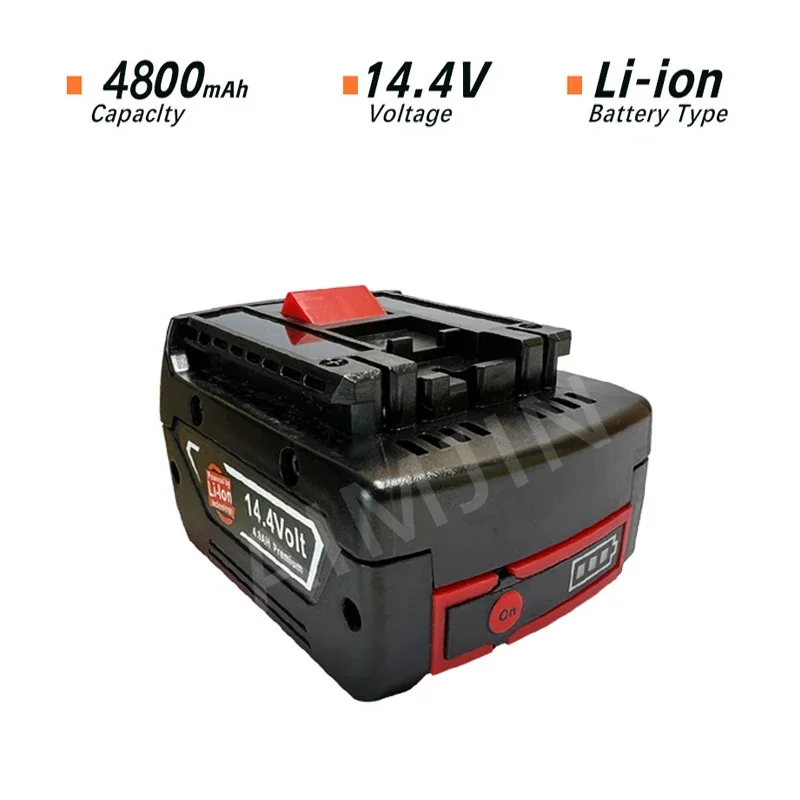 

14.4V 4800mah Rechargeable Lithium-ion Battery Suitable for Bosch BAT607G, BAT614G and Other Power Tools