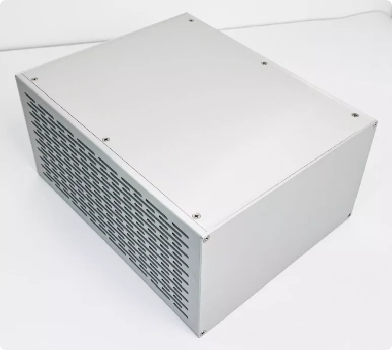 YR All Aluminum Amplifier Chassis Decoder Power Filter Power Amplifier Chassis AMP Enclosure DIY Box (266 *160 *332mm)