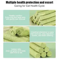 Cat Grass Teeth Grinding Stick Pet Snack Hairball Removal Sticks Ready To Eat Cat Baby Teeth Cleaning Stick Improve Digestion 5