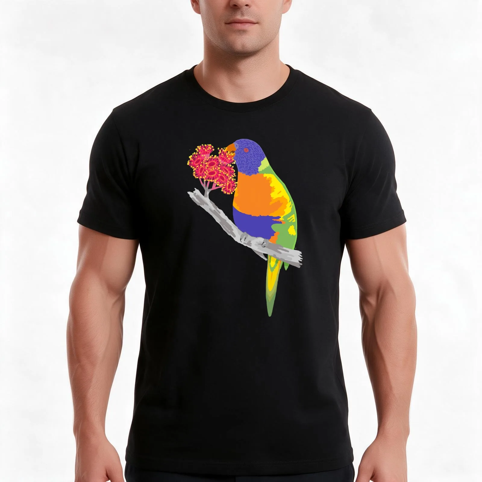 P for pollinator. T-Shirt, Summer Casual Cotton Tee, Oversized Streetwear Tops, Vintage Graphic Print, Loose Fit Short Sleeve