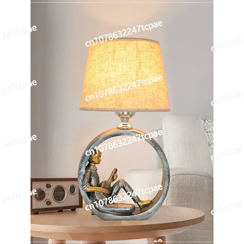 Table Lamp Bedroom Bedside Table Lamp, Living Room Study Nordic Art Decoration Warmth Romance Creativity