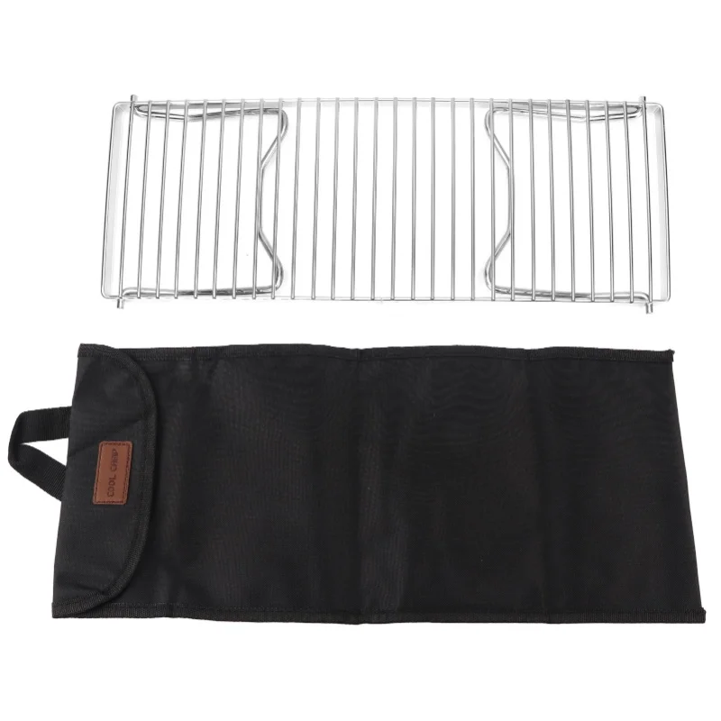 

Складной гриль для костра, портативная решетка для приготовления пищи из нержавеющей стали для барбекю