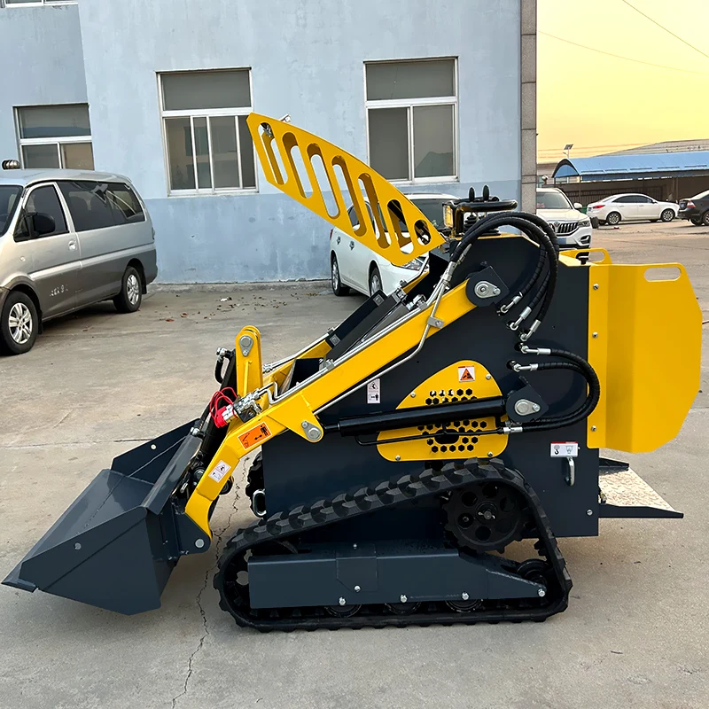 CustomizedProfessional Construction Machinery Skid Steer Loader with Standard Bucket and High Efficiency Working Performance