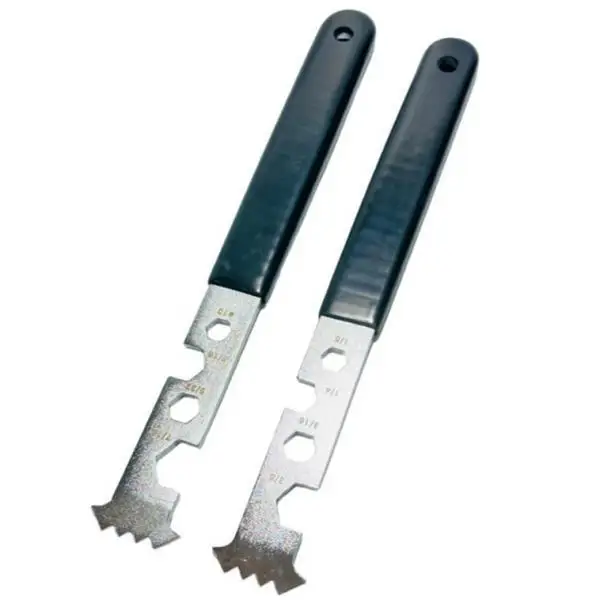 Efficient Paver Puller Tool with Ergonomic Comfort Handle Micro Tooth Groove for Patio Stone Extraction