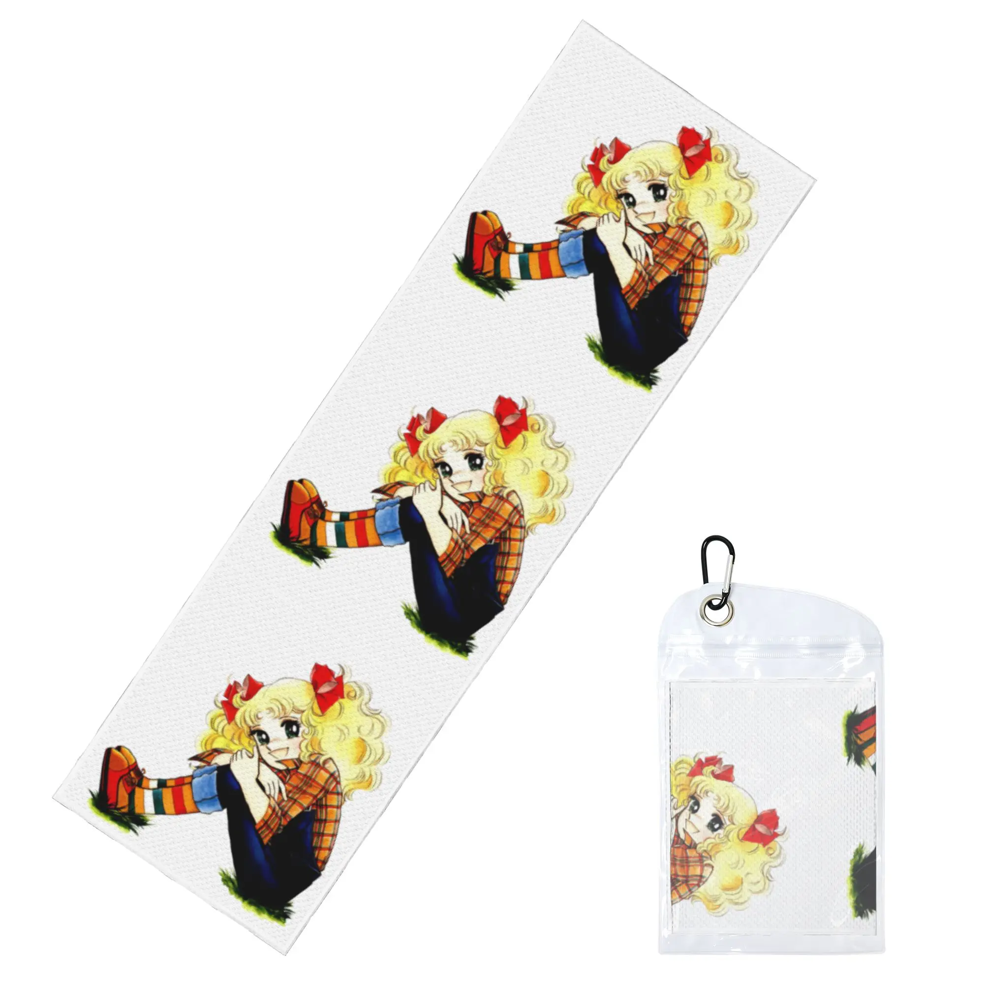 Candy Candy Anime Manga Girls Cold Exercise Towel   Super Soft Breathable Instant Cooling Towel Yoga Towels