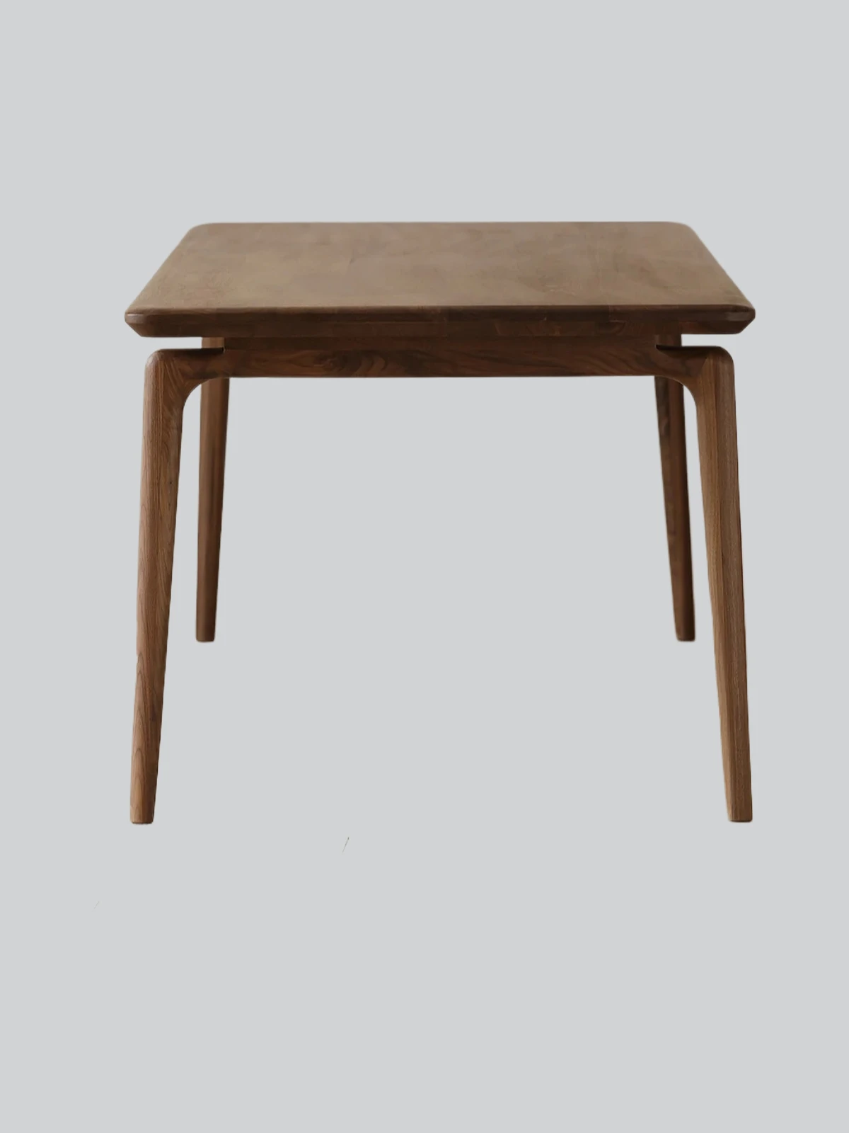 hot sale black walnut all solid wood modern simple integrated dining table