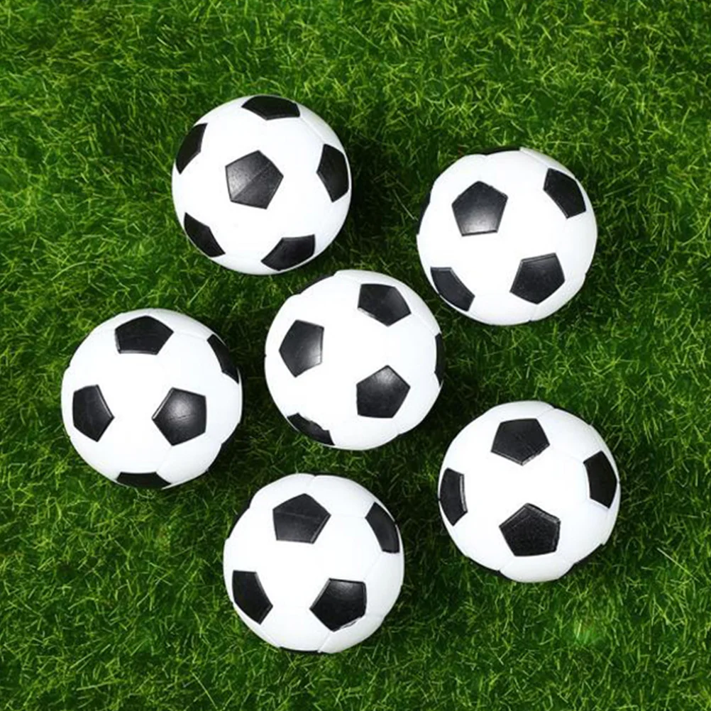 12 Pcs Football Mini Table Foosball Game Footballs Soccer Games Accessories Parent-child