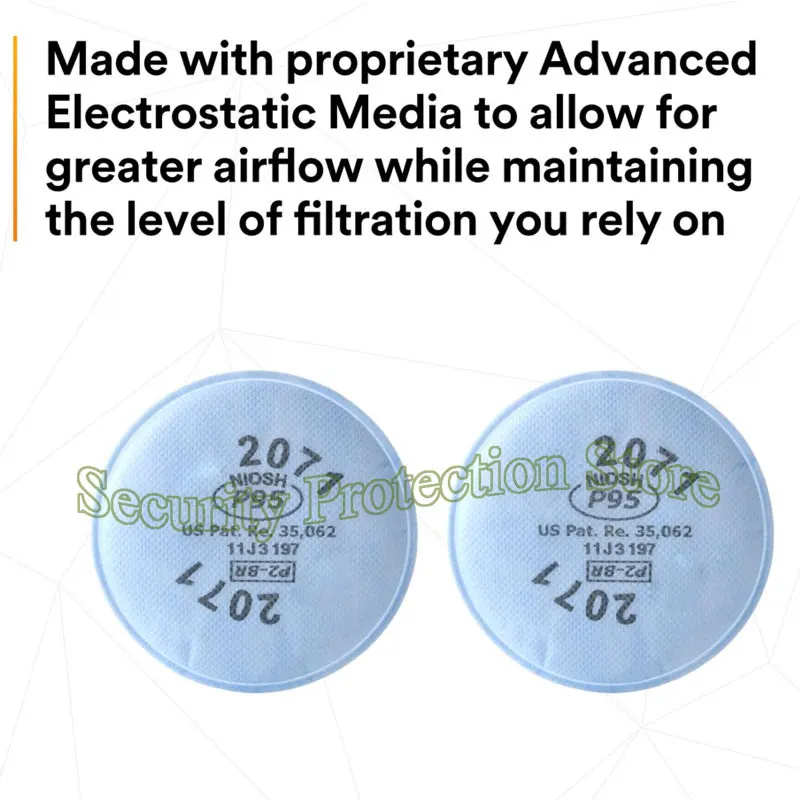 2071 2078 P95 Respirator Filter Helps Protect Against Oil And Non-Oil Based Particulates