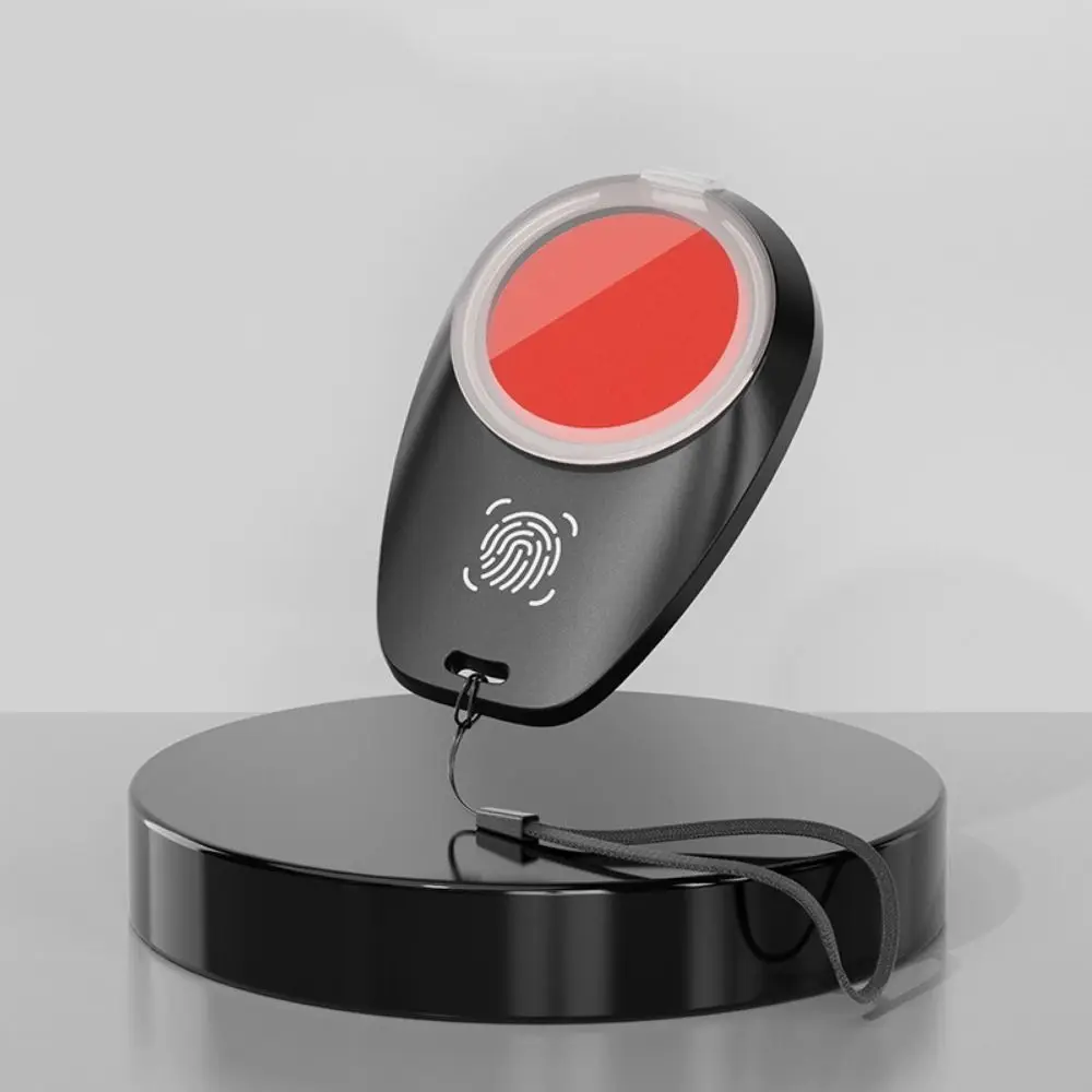Estampagem clara mini almofada de tinta de impressão digital impressão de dedo anti-falso almofada de tinta de impressão digital à prova dwaterproof água de secagem rápida almofada de carimbo vermelho