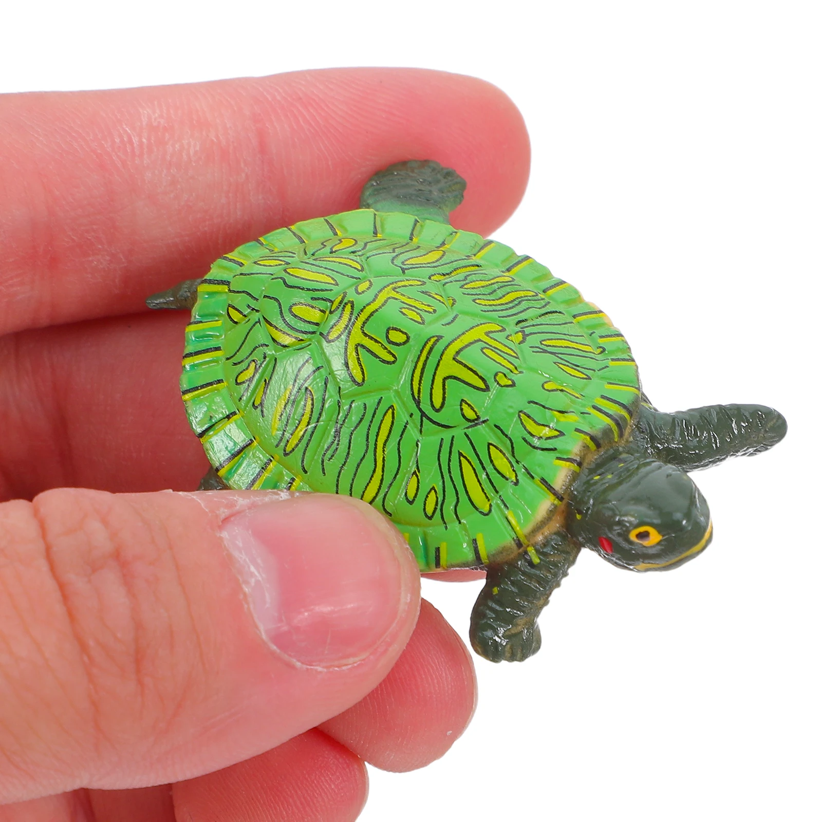 

4 PCS Toys Miniature Turtle Export Cake Topper Figure Plastic Turtles for Kids Figures Child