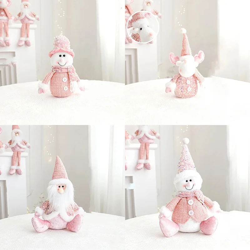 Christmas Snowman Doll Newborn Photography Props Baby Posing Elk Doll Christmas Snowman Decoration Accessory Photo Prop For Kids