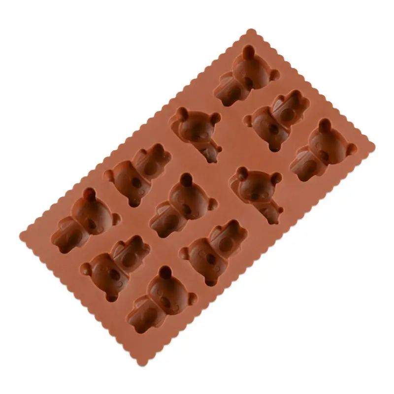 Rilakkuma Mould Cartoon Cute 3D Silicone DIY Gummies Biscuits Cake Desserts Chocolate Kitchen Cutting Ice Cube Tray Tools Mold - view 4