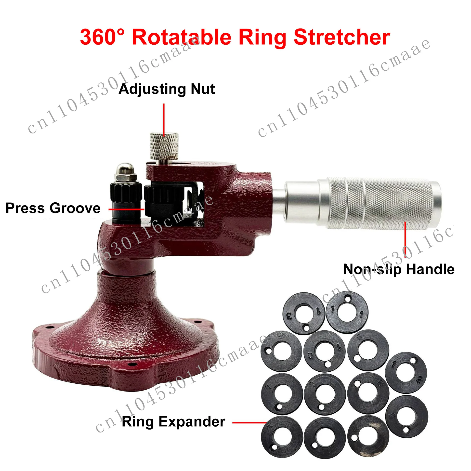 Small handheld ring expander Single rod expansion correction shaping gold, silver, copper ring size pipe expander