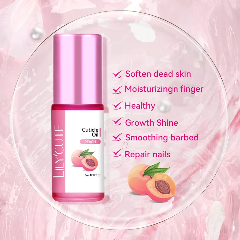 LILYCUTE 5 مللي زيت مغذي للبشرة استعادة الأظافر التالفة فيتامين الأظافر تليين النفط تغذية أدوات العناية بالأظافر