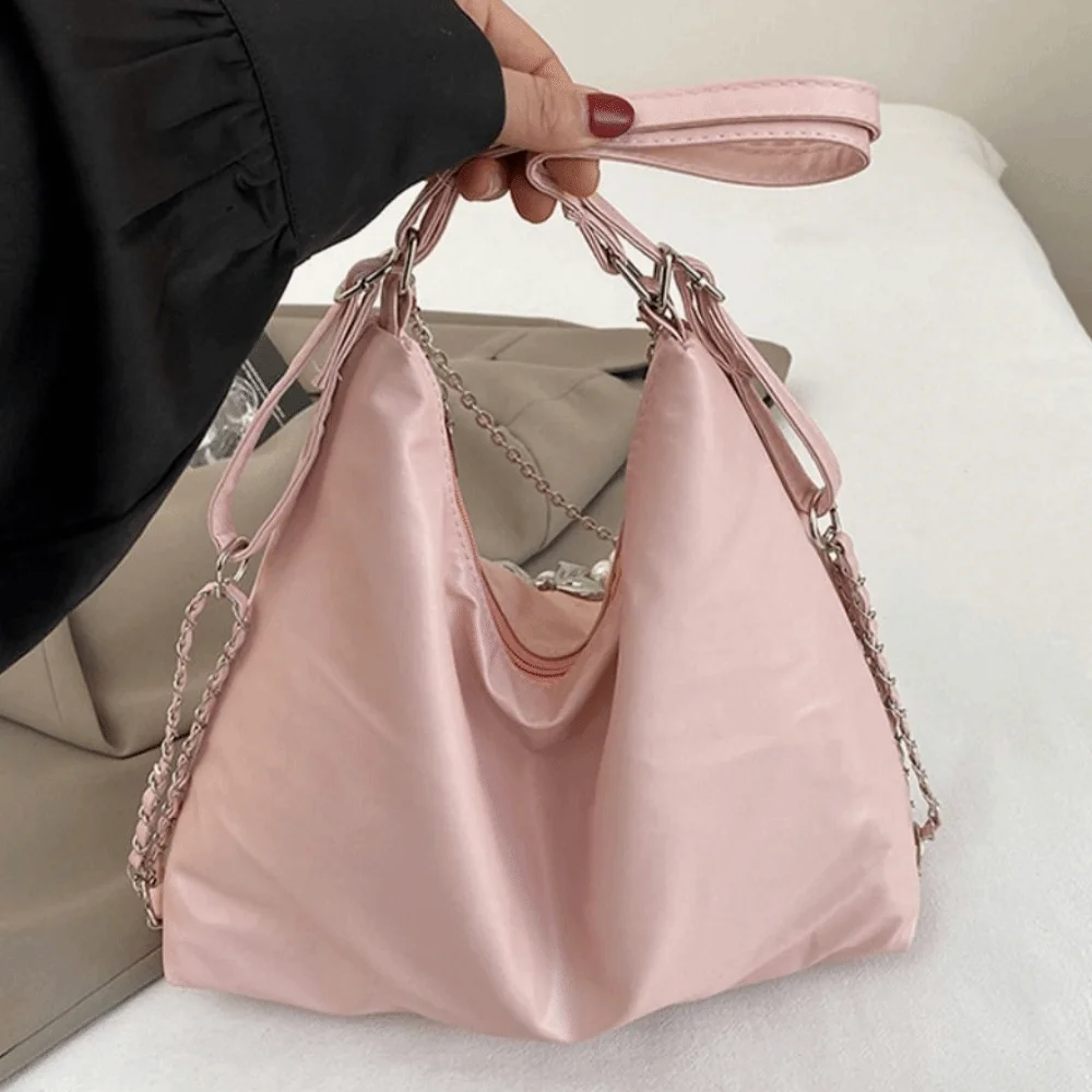 Retro Women's Shoulder Bag Large Capacity PU Leather Convertible Backpack Portable Waterproof Shopping Handbag Student Class