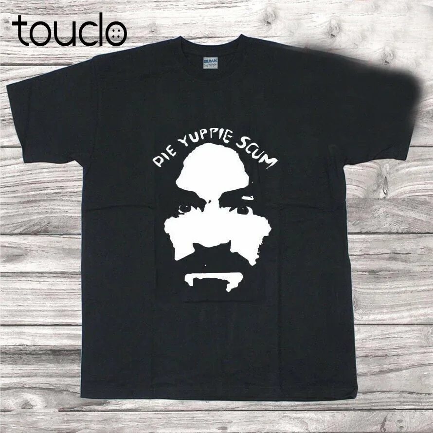 New Charles Manson T-Shirt Vintage Die Yuppie Scum Reprint Unisex T-Shirt S-5Xl Xs-5Xl Custom Gift Short Sleeve Funny Tee Shirts