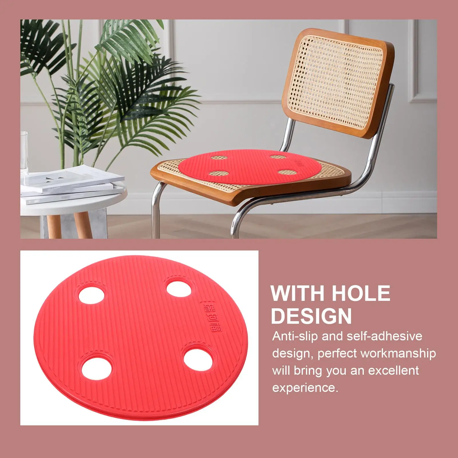 Bathroom Stool Cushion Chair Pad Multi-function Bench Replaceable Compact Eva Household Round