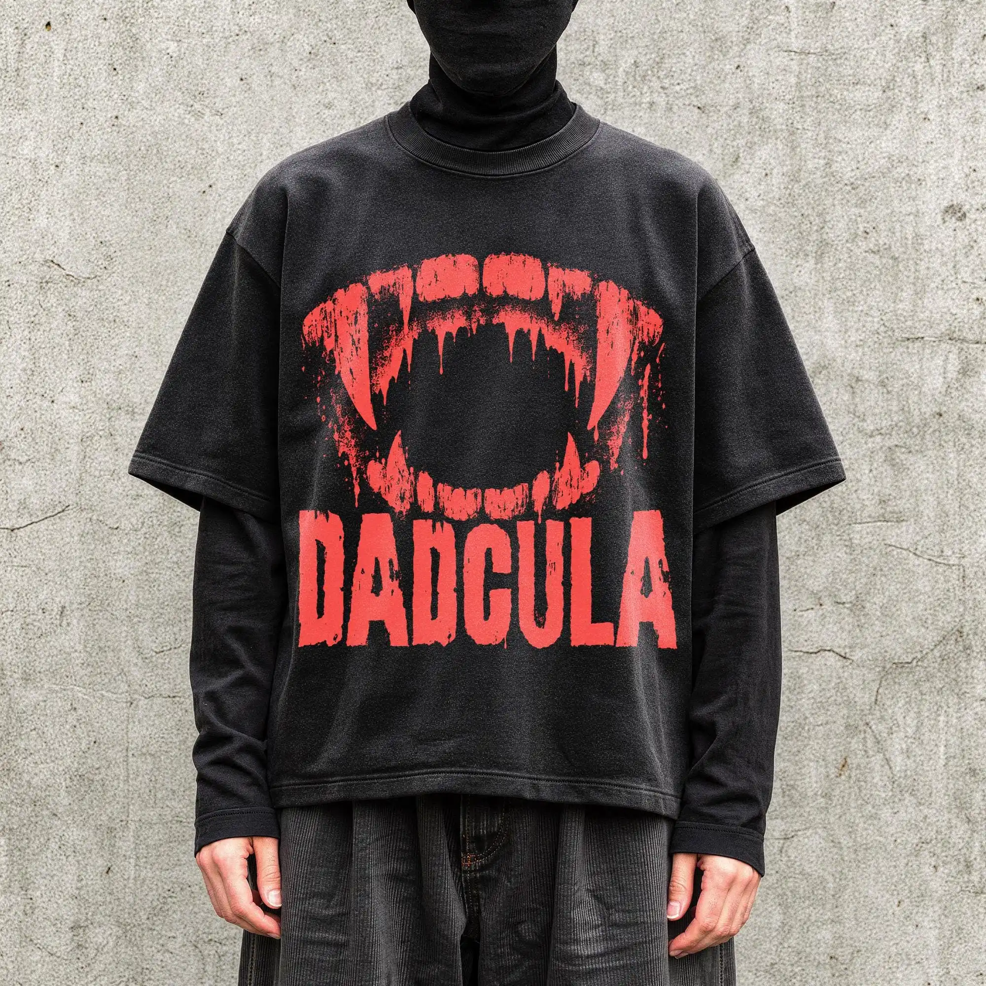 Vintage Vampires Shirt for Men, Dadcula Retro Halloween Tee, Horror Graphic Shirt for Dad Gift