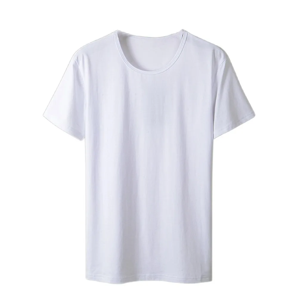 

Fashion Round Neck T Shirts for Men Quick Dry Simple Short Sleeve T-shirt Large Size Loose Men's Basic T-shirt Male