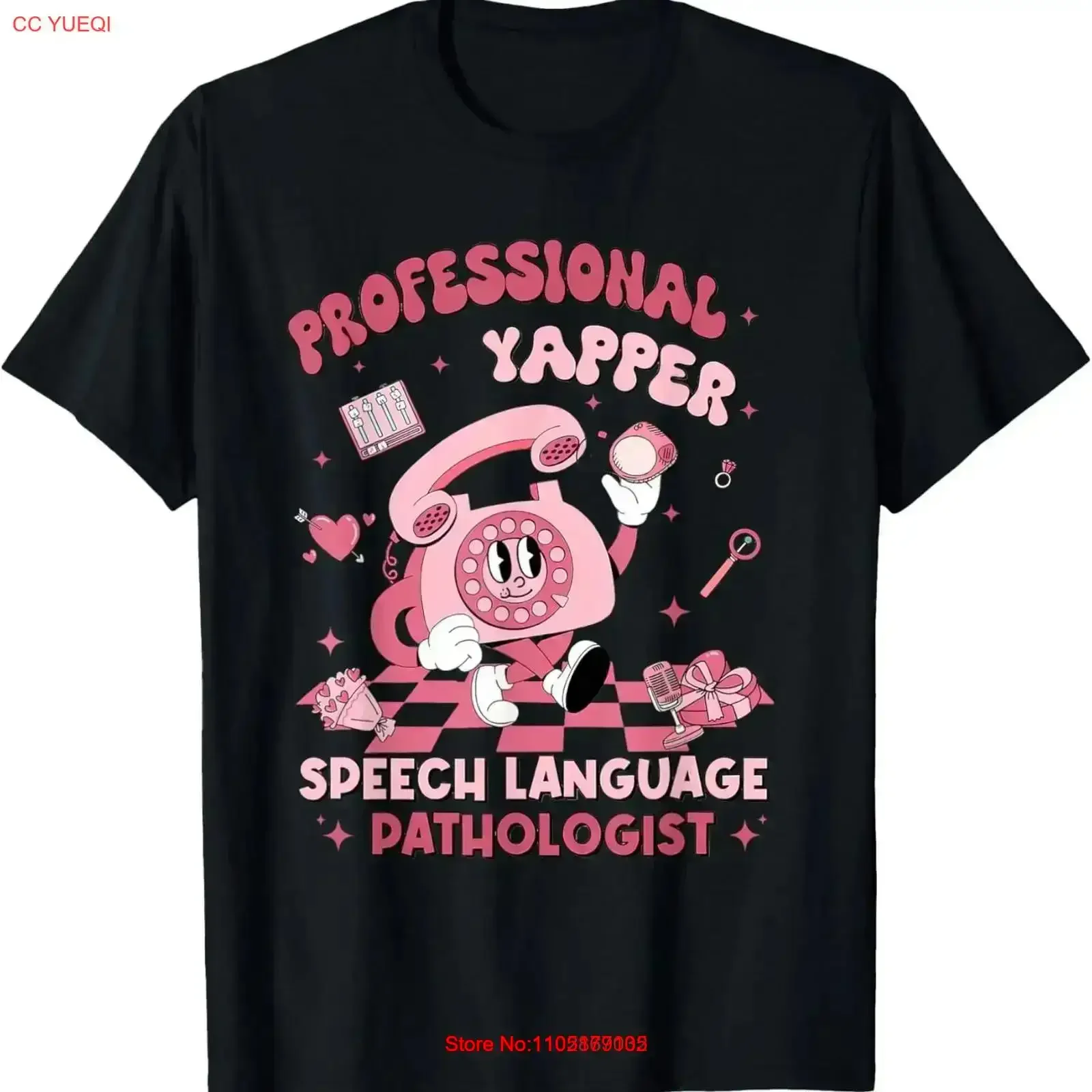 Speech Language Pathologist Retro Slp Professional Yapper T Shirt vintage Washed Stylish homme designer clothes fashion