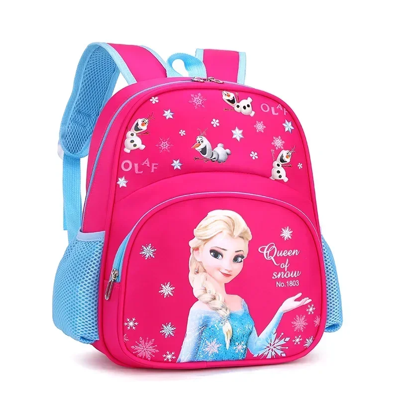 

Disney Cartoon Boys and Girls Backpack Cute Frozen Elsa New Kindergarten Schoolbag Students