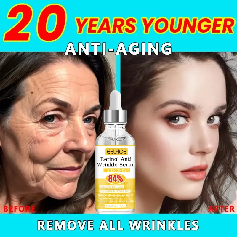 

Instant Wrinkle Remover Face Serum Anti-Aging Lifting Firming Fade Fine Lines Improves Skin Dullness Moisturize Korean Cosmetics