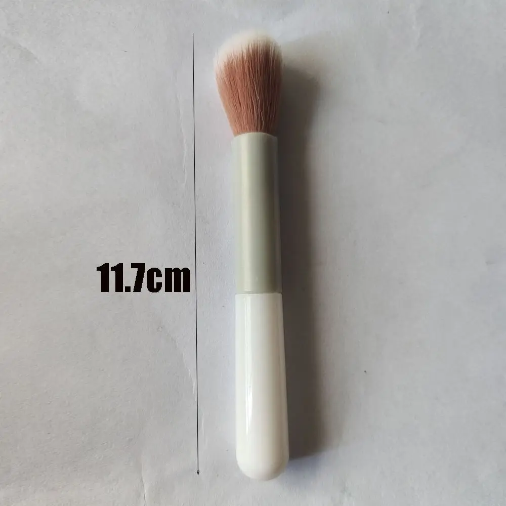 Brocha de maquillaje multifunción de un solo cabezal, brocha para colorete, brocha profesional para polvos sueltos, brocha cosmética de maquillaje facial de un solo cabezal