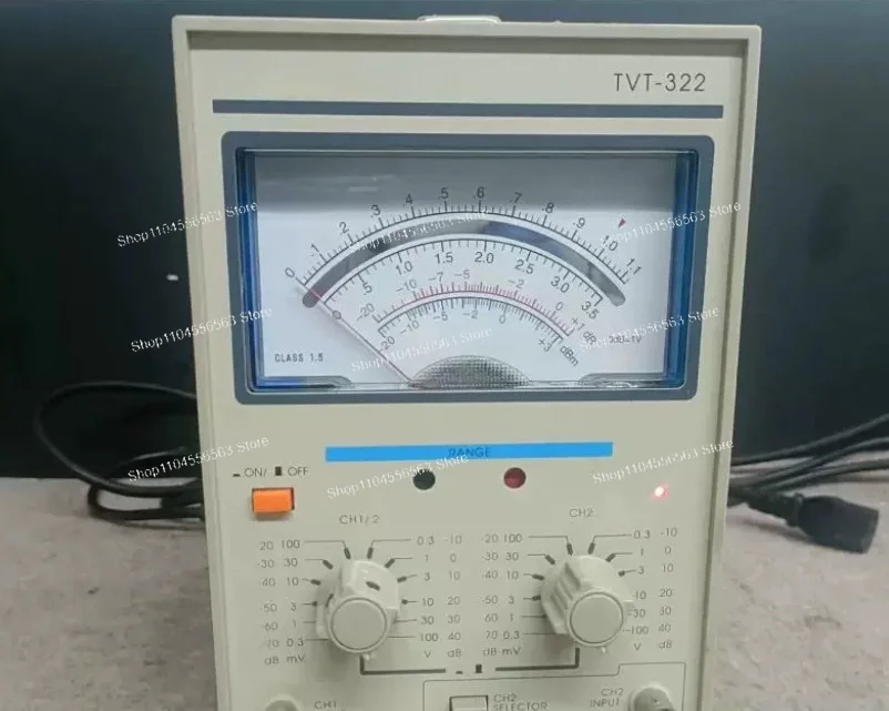 TVT-322 Dual-Pointer Millivolt Meter - High Precision Millivolt Voltage Measuring Voltmeter